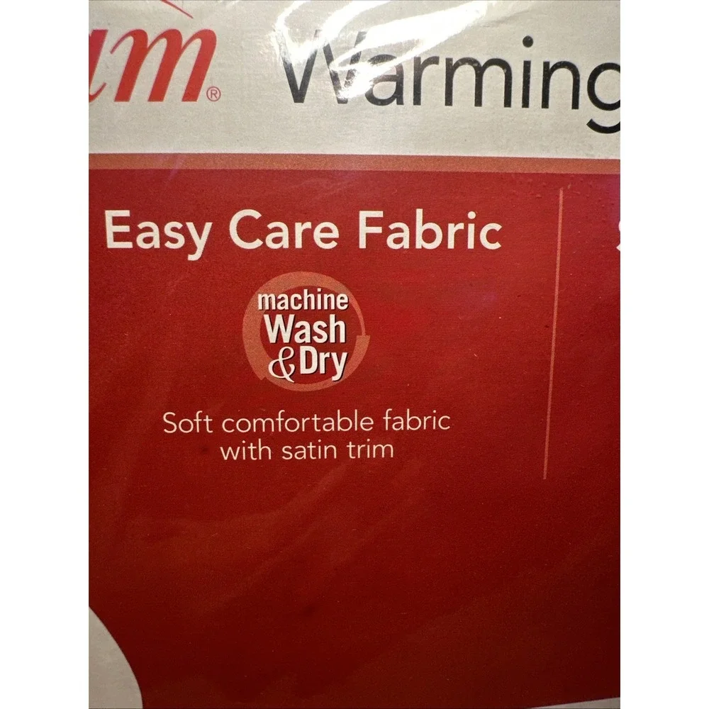 New Sunbeam 2004 Navy Blue‎ Heated Warming Blanket 10 Heat Settings Full 72 x 83